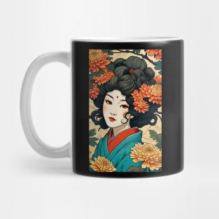 chrysanthemum geisha Mug